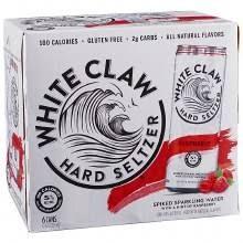 White Claw - Raspberry Hard Seltzer Can 6pk (6 pack 12oz cans) (6 pack 12oz cans)