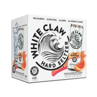 White Claw - Ruby Grapefruit Hard Seltzer Can 6pk (6 pack 12oz cans) (6 pack 12oz cans)